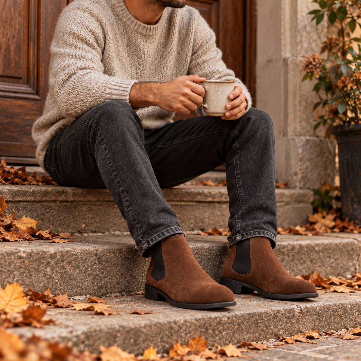 ELEVATESHOES CHELSEA BROWN