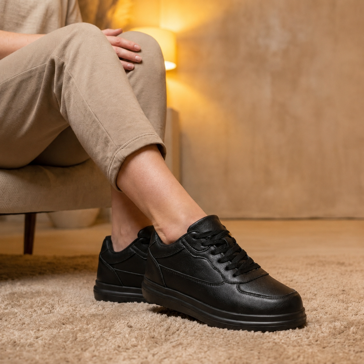 ELEVATESHOES CLASSY ALL BLACK
