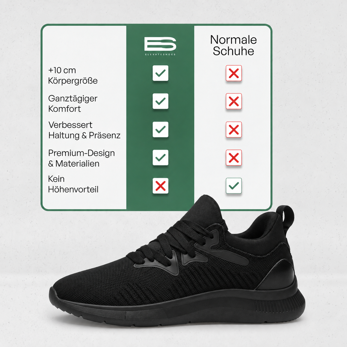 ELEVATESHOES BLACK ALPHA