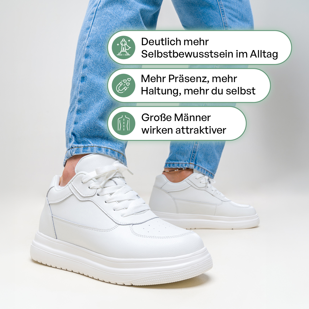 ELEVATESHOES WHITE CASUAL